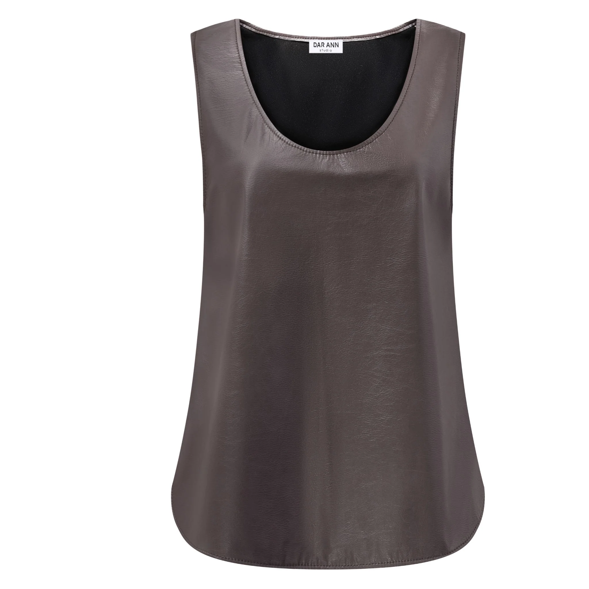 Sleeveless Abstract Textured Top YMAL