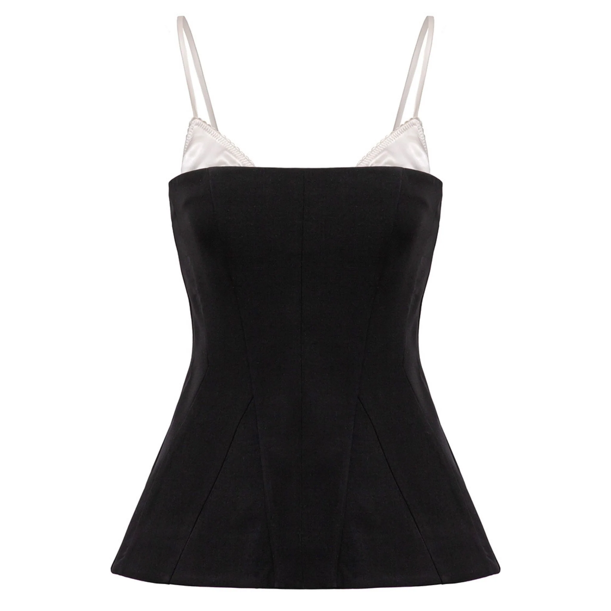 Lilac Silk Corset Top YMAL